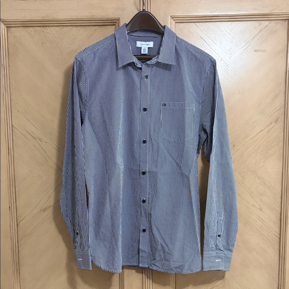 Calvin Klein Button Down Slim Fit Long Sleeve - L